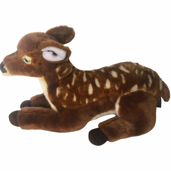 FAO Schwarz Baby Deer Fawn Plush Spotted Stuffed Animal Lovey Large Toy 17” #ST - Picture 1 of 8
